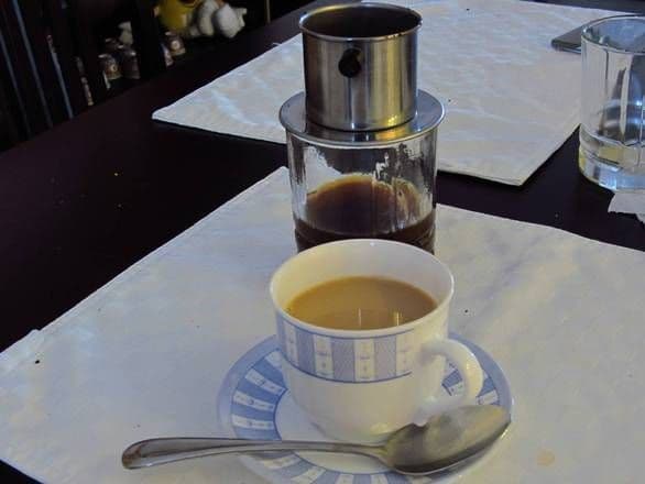 87. Vietnamese Hot Coffee with Milk
