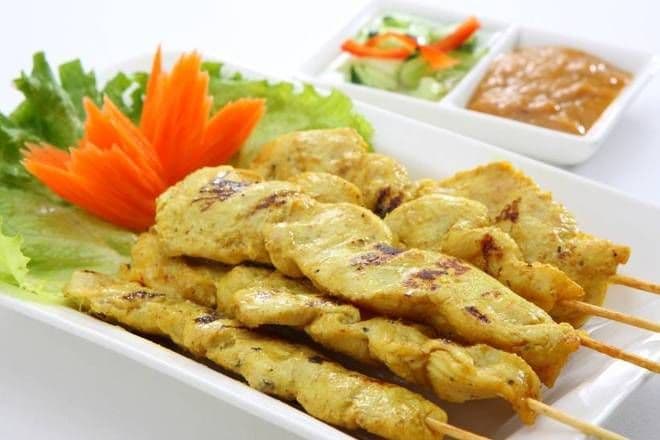 8. Thai Chicken Satay
