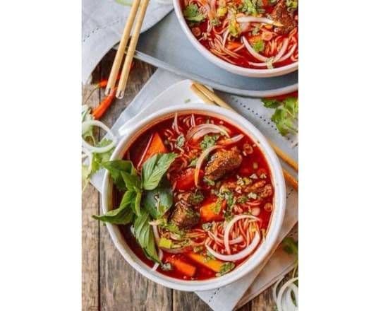 42. Beef Stew Rice Noodle Soup
