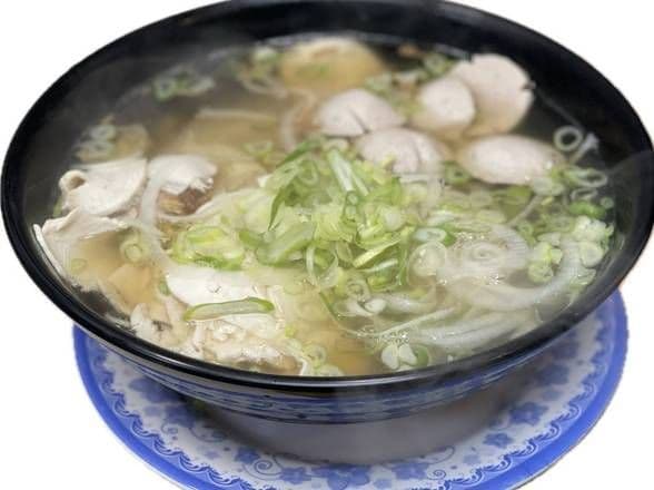 27. Chicken and Chicken Balls Noodle Soup